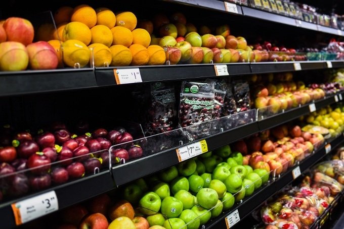 Grocery Store Fresh Fruit