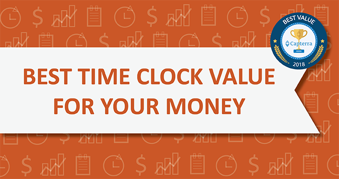 Capterra awarded Orbital Shift with the 'Best Value for Money' badge for Time Clock Software