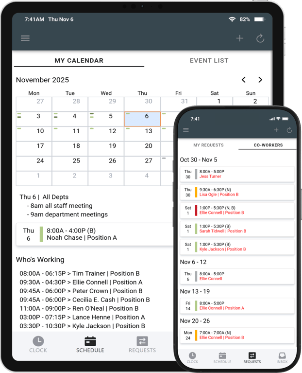 Online Staff Scheduling Apps