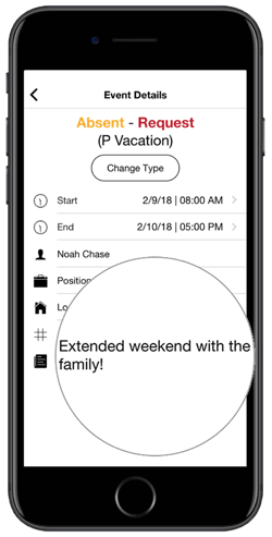 mobile staff messaging app