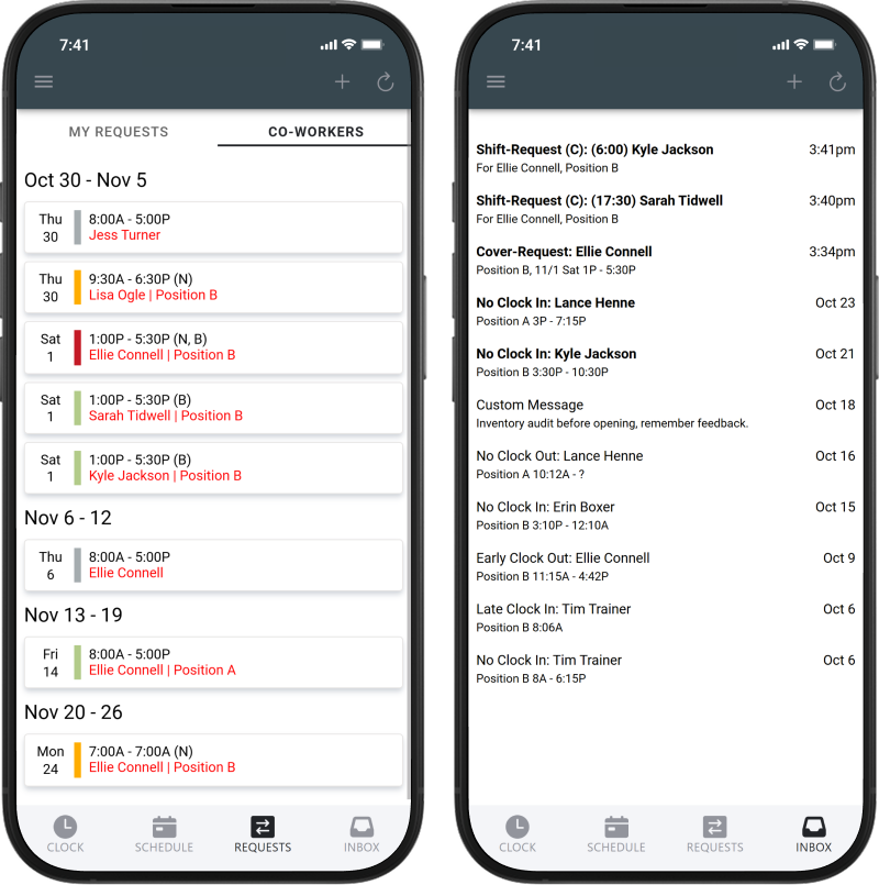 Team Messaging and Notifications provide Enhanced Staff Communication