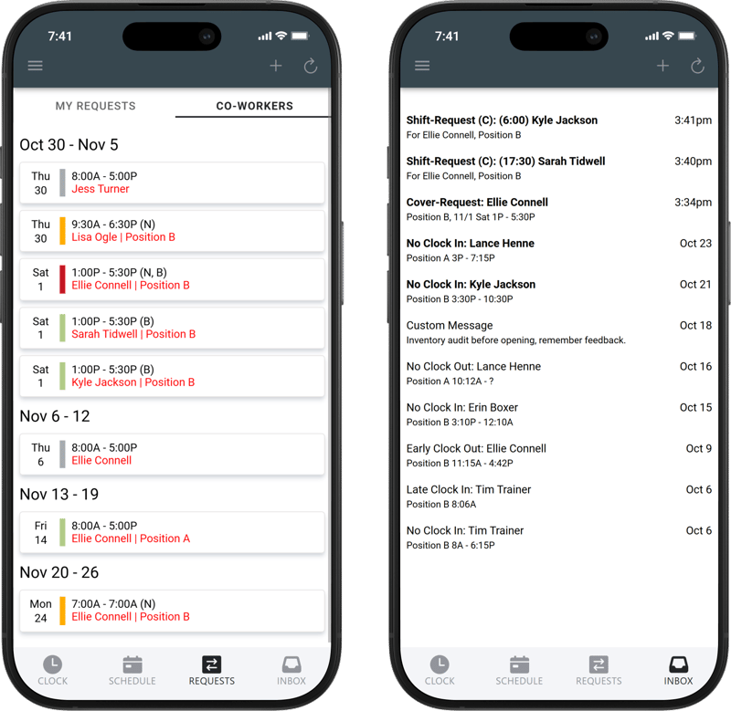 Team Messaging and Notifications provide Enhanced Staff Communication