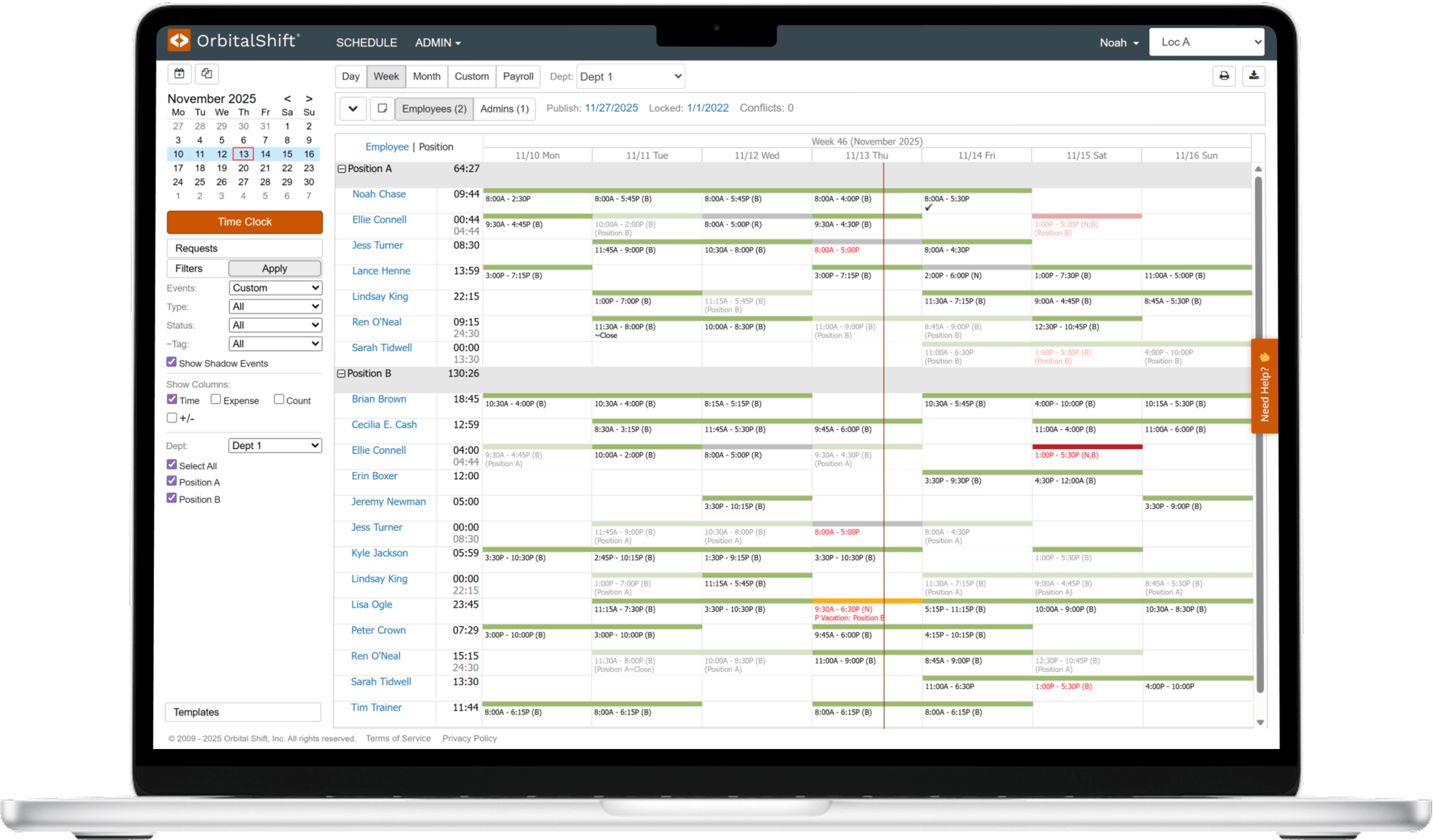 Employee Scheduling Software